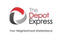 The depot express logo