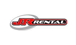 A logo of j & r rental