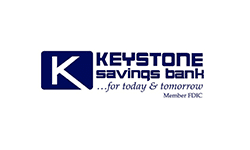 A logo of keystone savings bank for today and tomorrow.