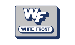 A picture of the white front logo.