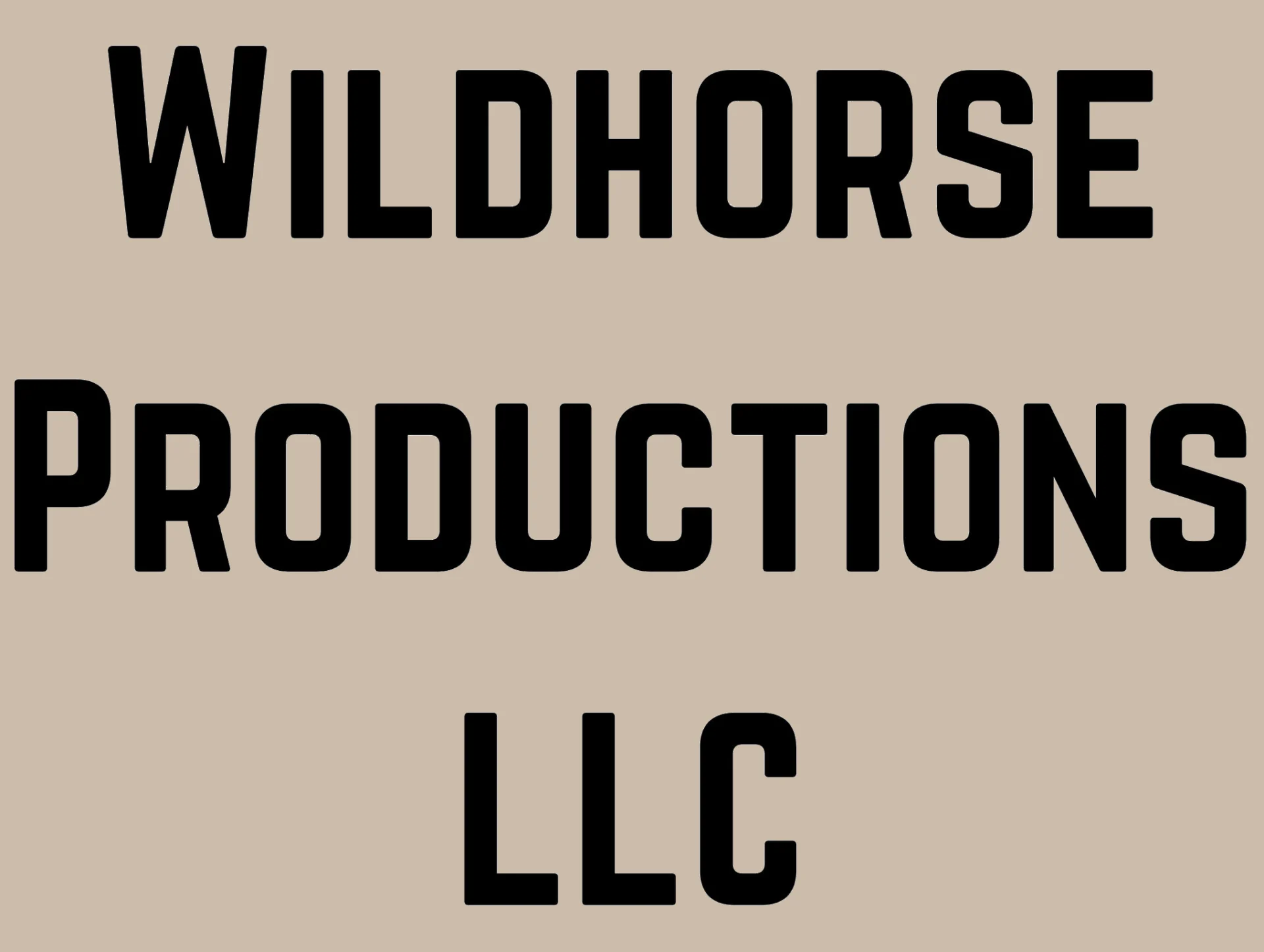 A picture of the wildhorse production llc logo.